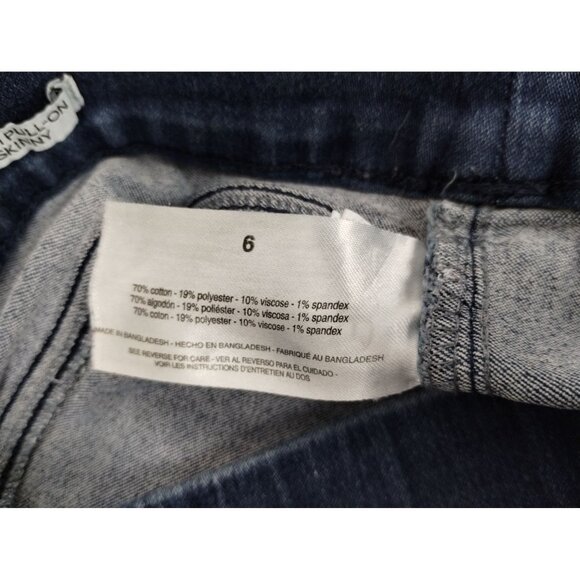 Nine West Womens Size 6 Heidi Pull-On Skinny Jeans Jeggings - Picture 4 of 10